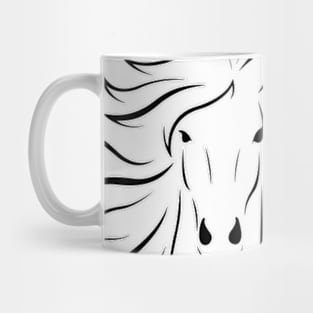 horse stickers Mug